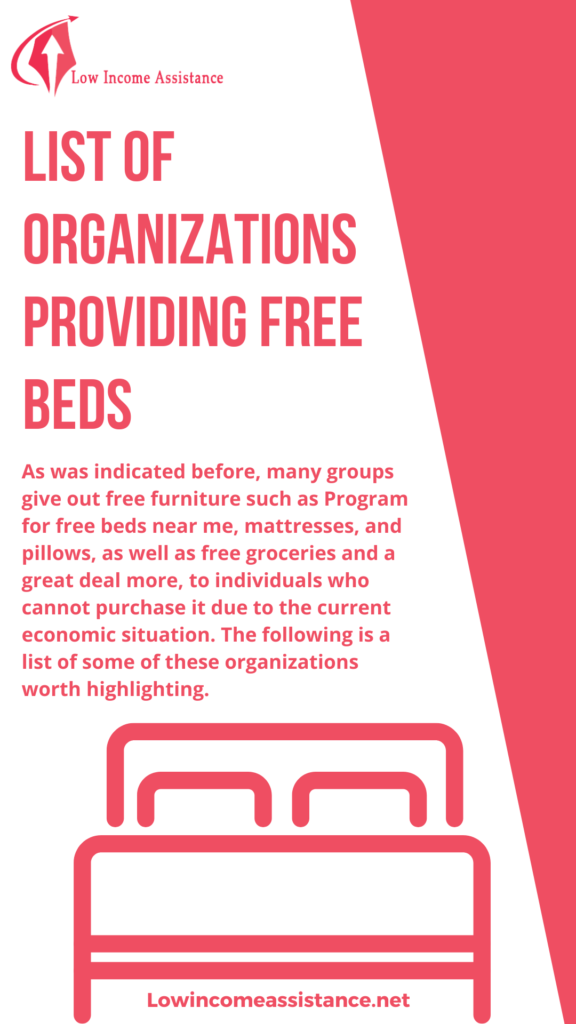 Free beds for low income families