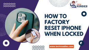 How to factory reset iphone when locked