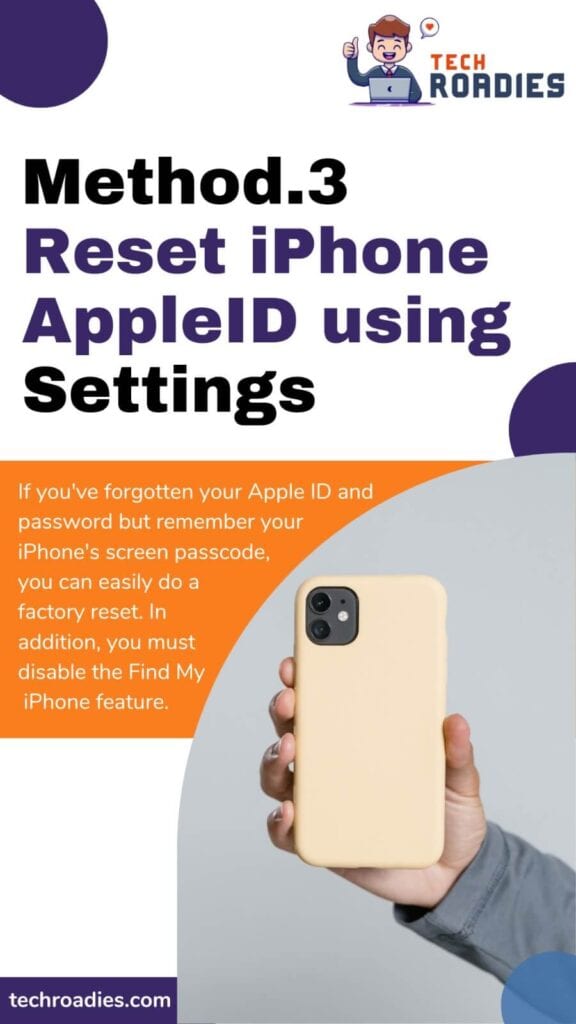 Reset iphone without password