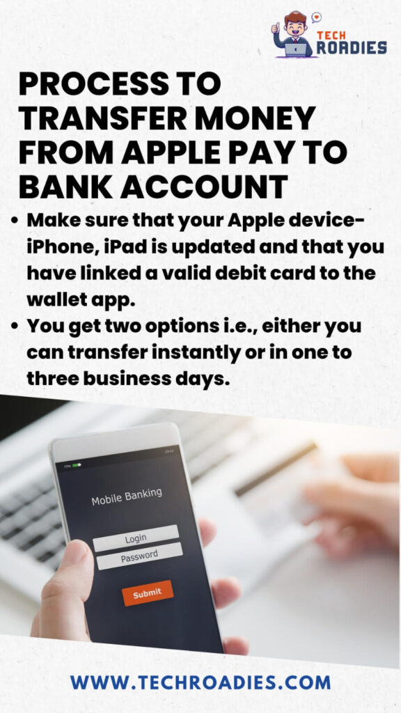Process To Transfer Money From Apple Pay To Bank Account