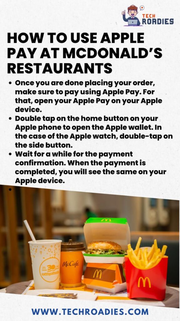 How to use apple pay at mcdonald's