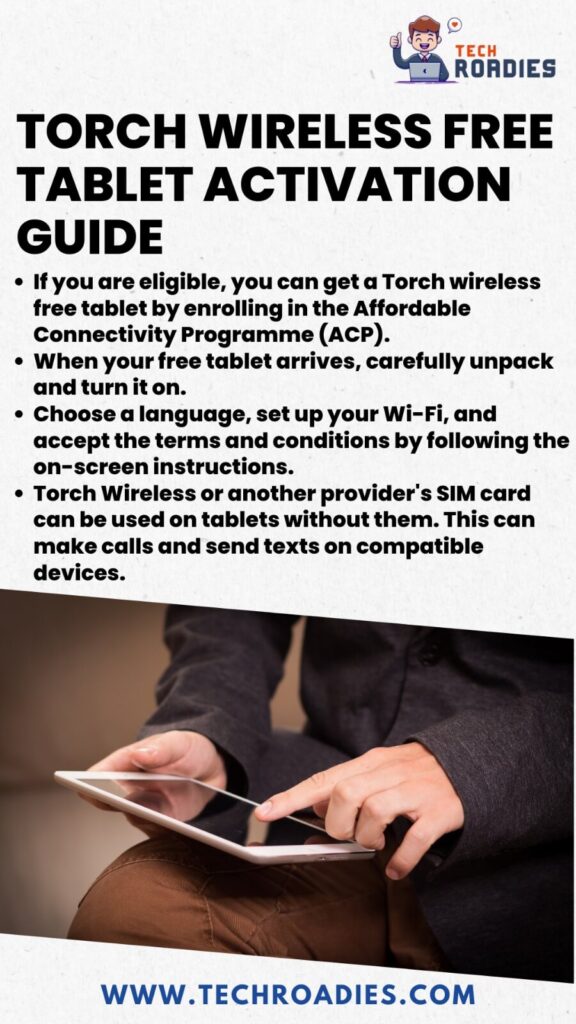 Torch wireless free tablet activation