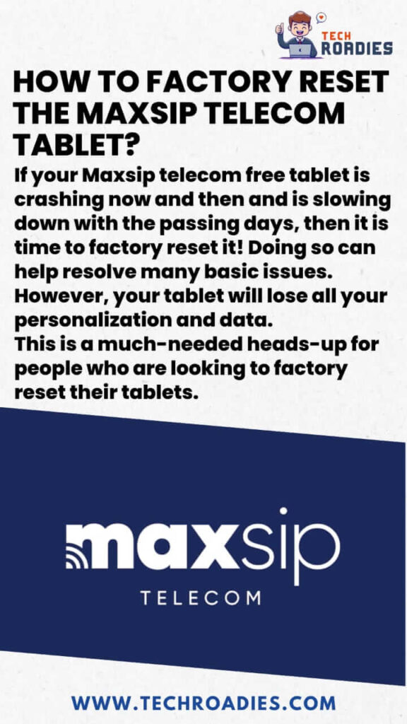 Maxsip telecom free tablet activation