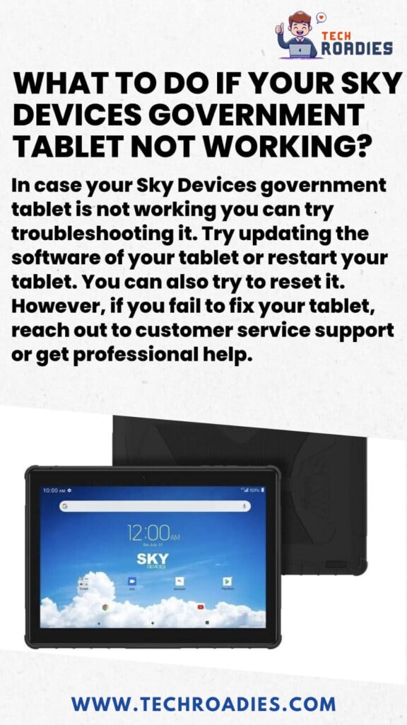 Sky devices government tablet how to apply