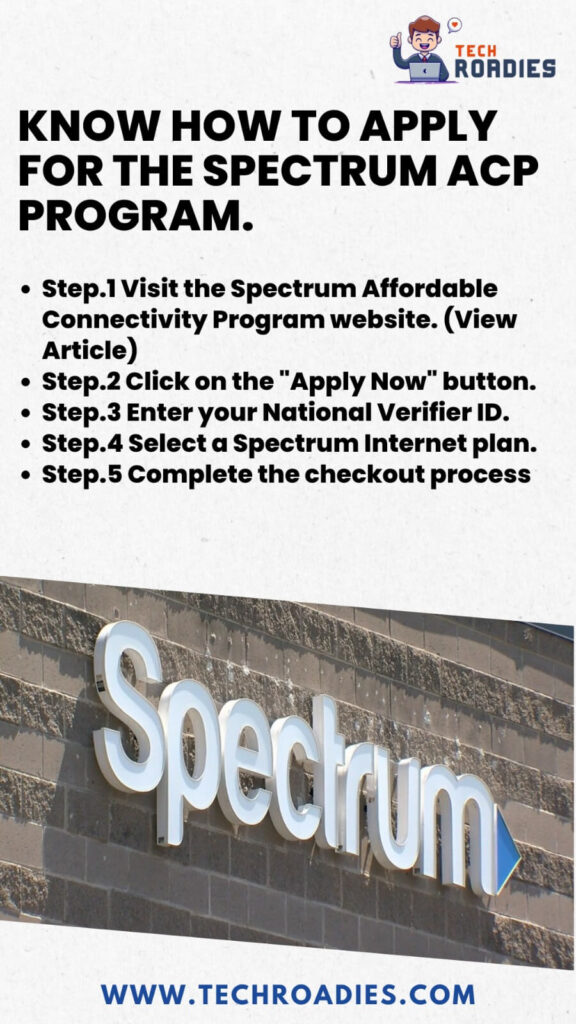 Spectrum affordable connectivity program form