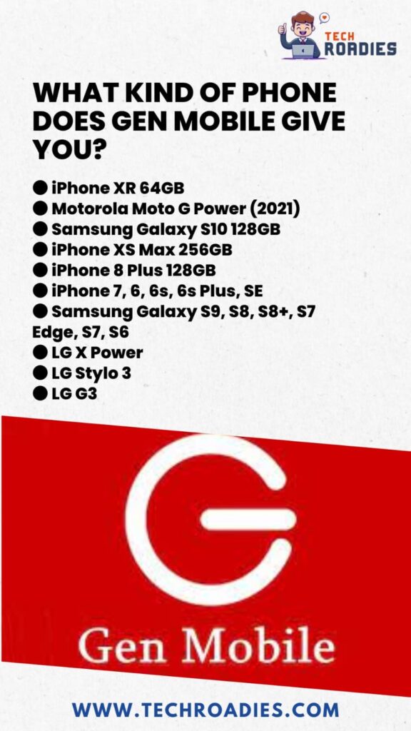 The gen mobile free phone plan iphone